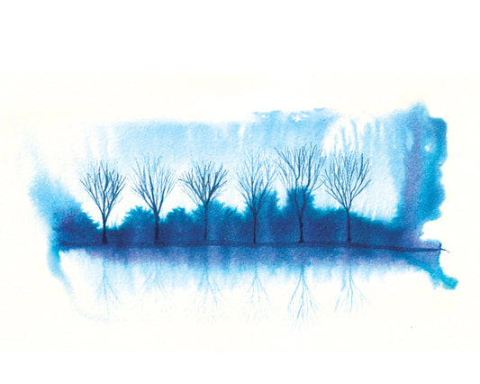 Reflections in Blue